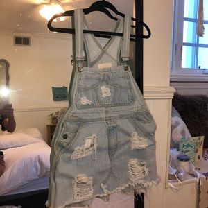 Light Denim Overalls
